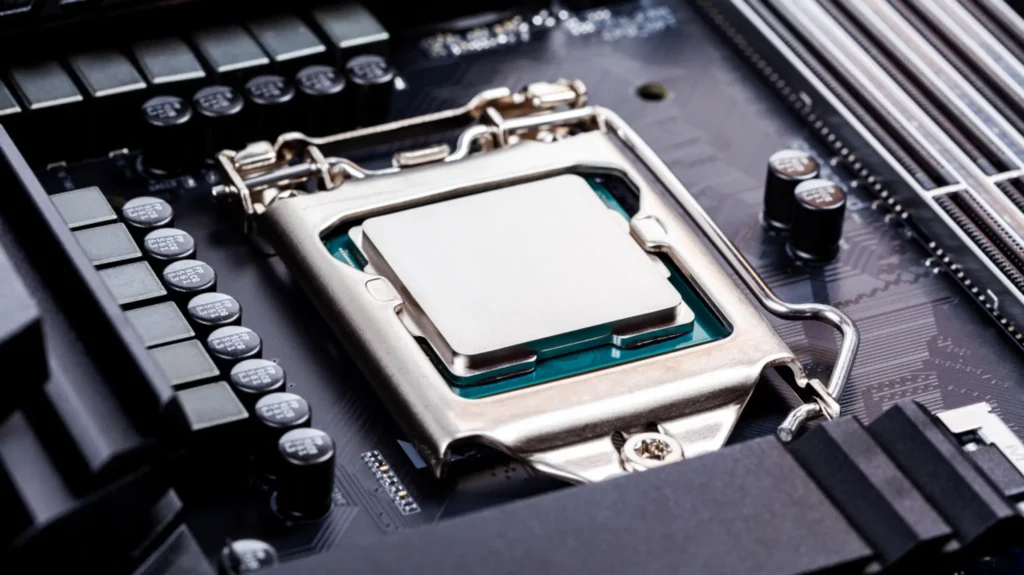 application of thermal paste in CPU